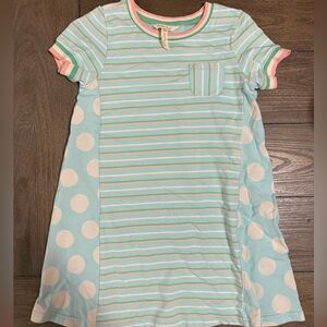 Matilda Jane Blue and Pink Casual Dress